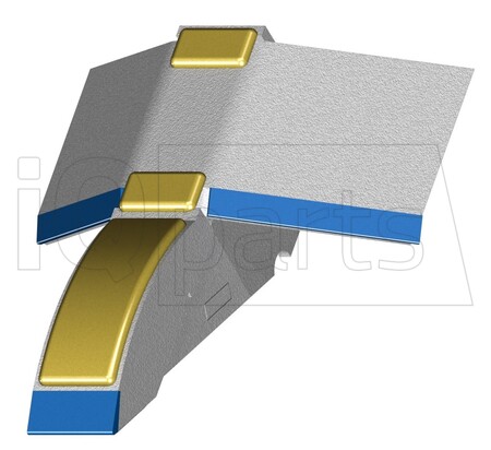 Grubberschar 87460072DH ECOLOTIGER ; DIAMANT/HARDFACE