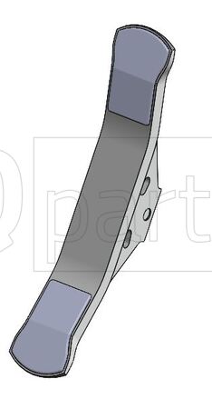 Punta coltivatore R17220280H ; HARDFACE